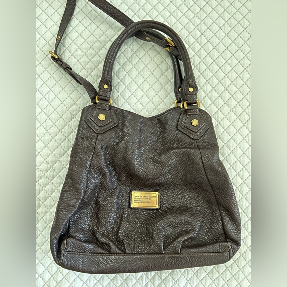 Marc Jacobs Dark Brown Leather Tote